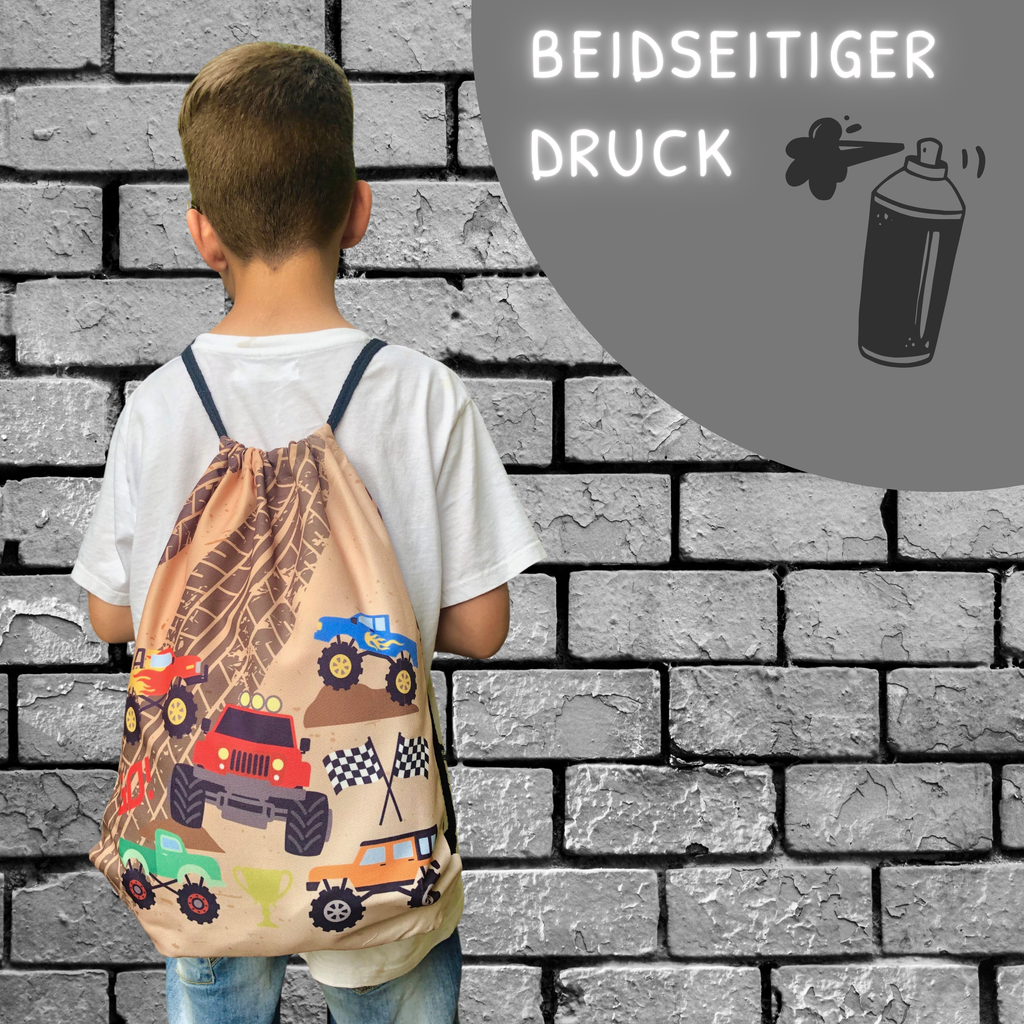Kinder Turnbeutel Monster Truck-4