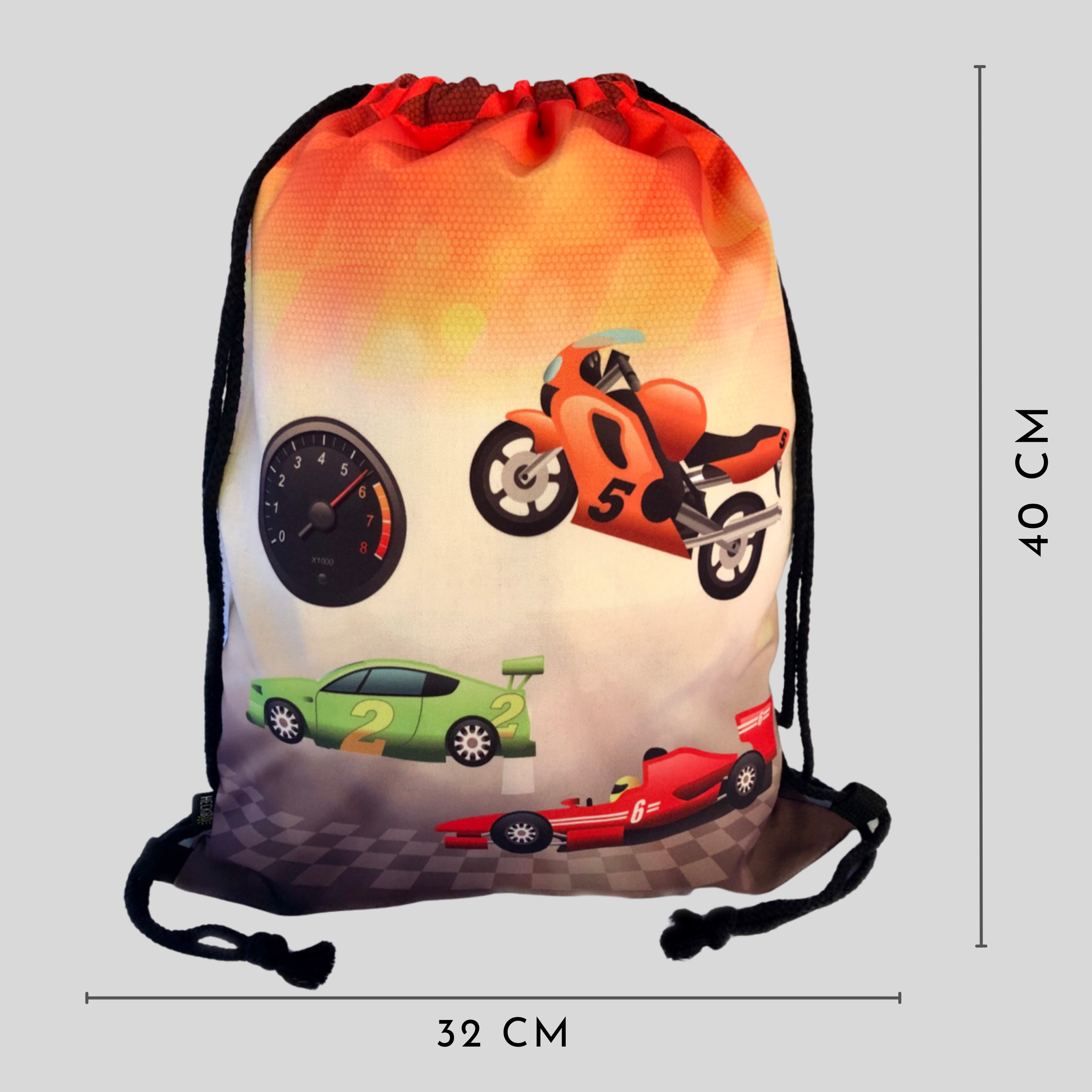Kinder Turnbeutel Racing-3