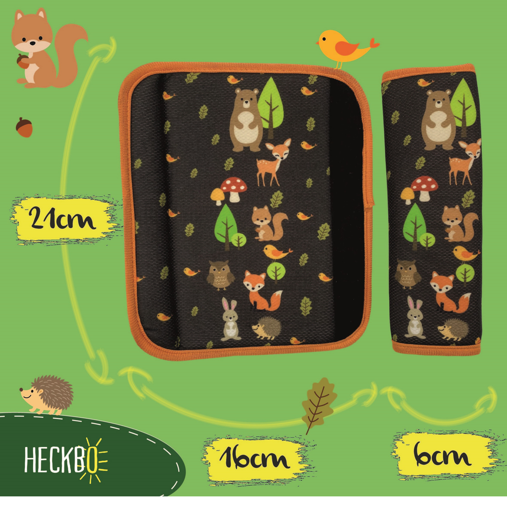 Auto Gurtschutz Waldtiere-3