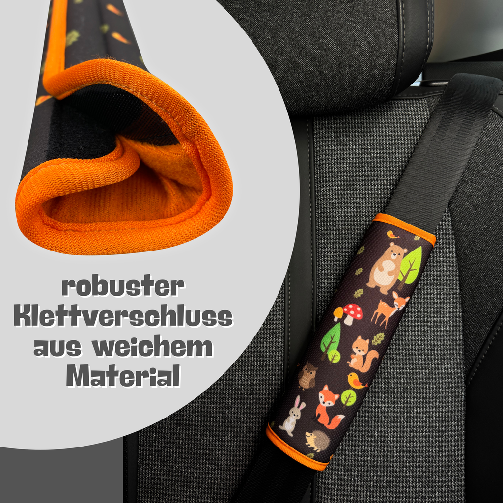 Auto Gurtschutz Waldtiere-4