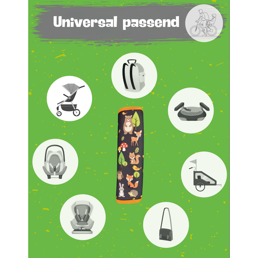 Auto Gurtschutz Waldtiere-2