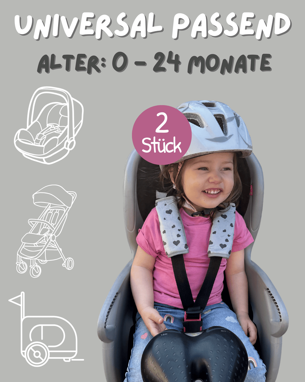 Baby Gurtschutz Herz-3