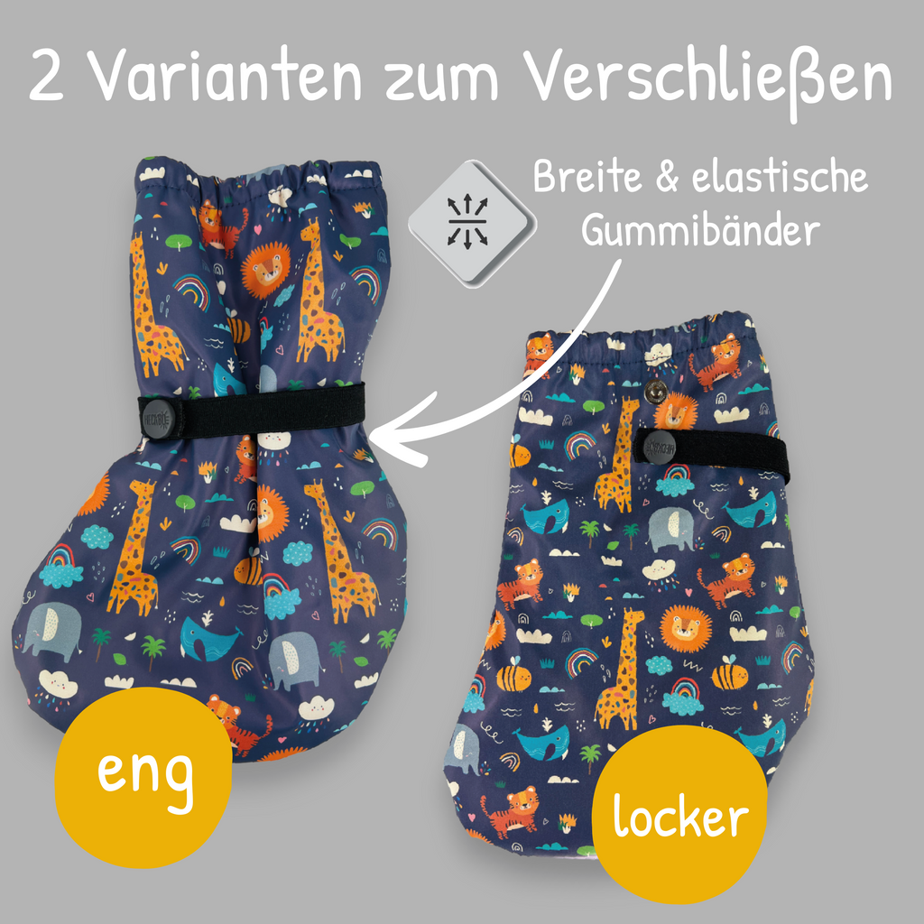 Füßlinge ohne Innen-Futter - Dschungel-3