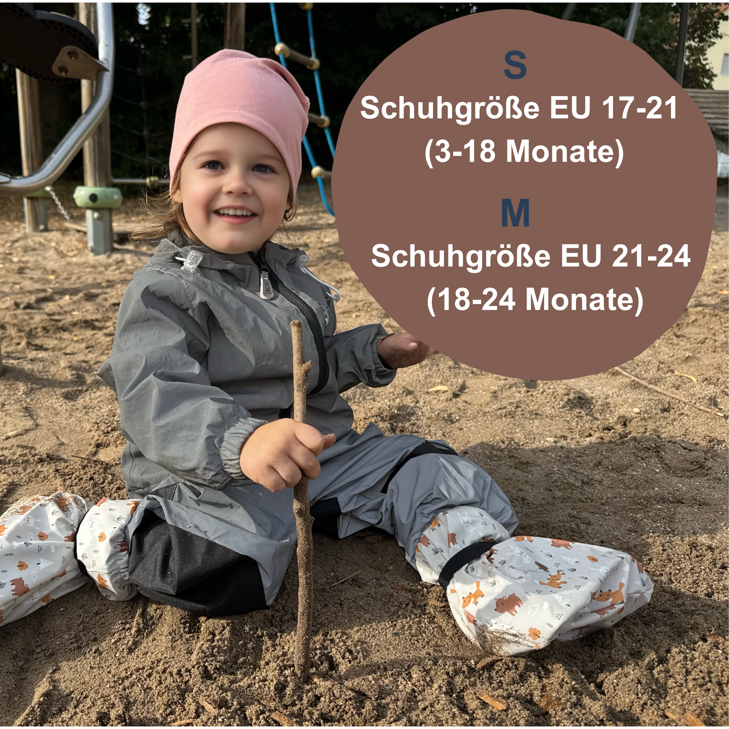 Füßlinge ohne Innen-Futter - Waldtiere-1