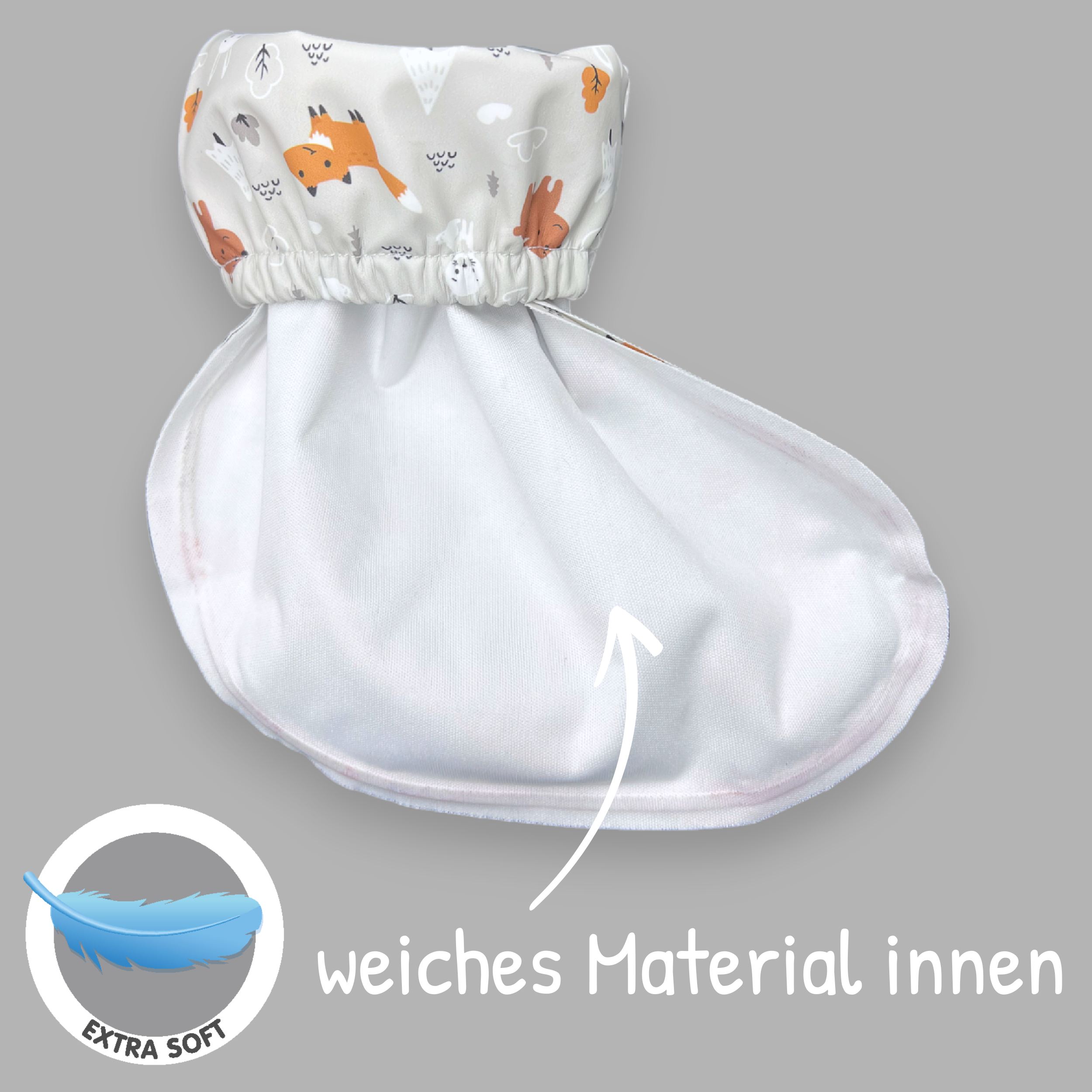 Füßlinge ohne Innen-Futter - Waldtiere-4