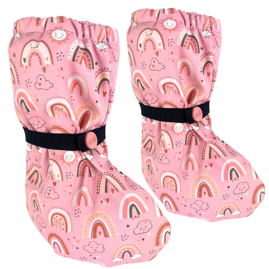 Füßlinge ohne Innen-Futter - Regenbogen-0