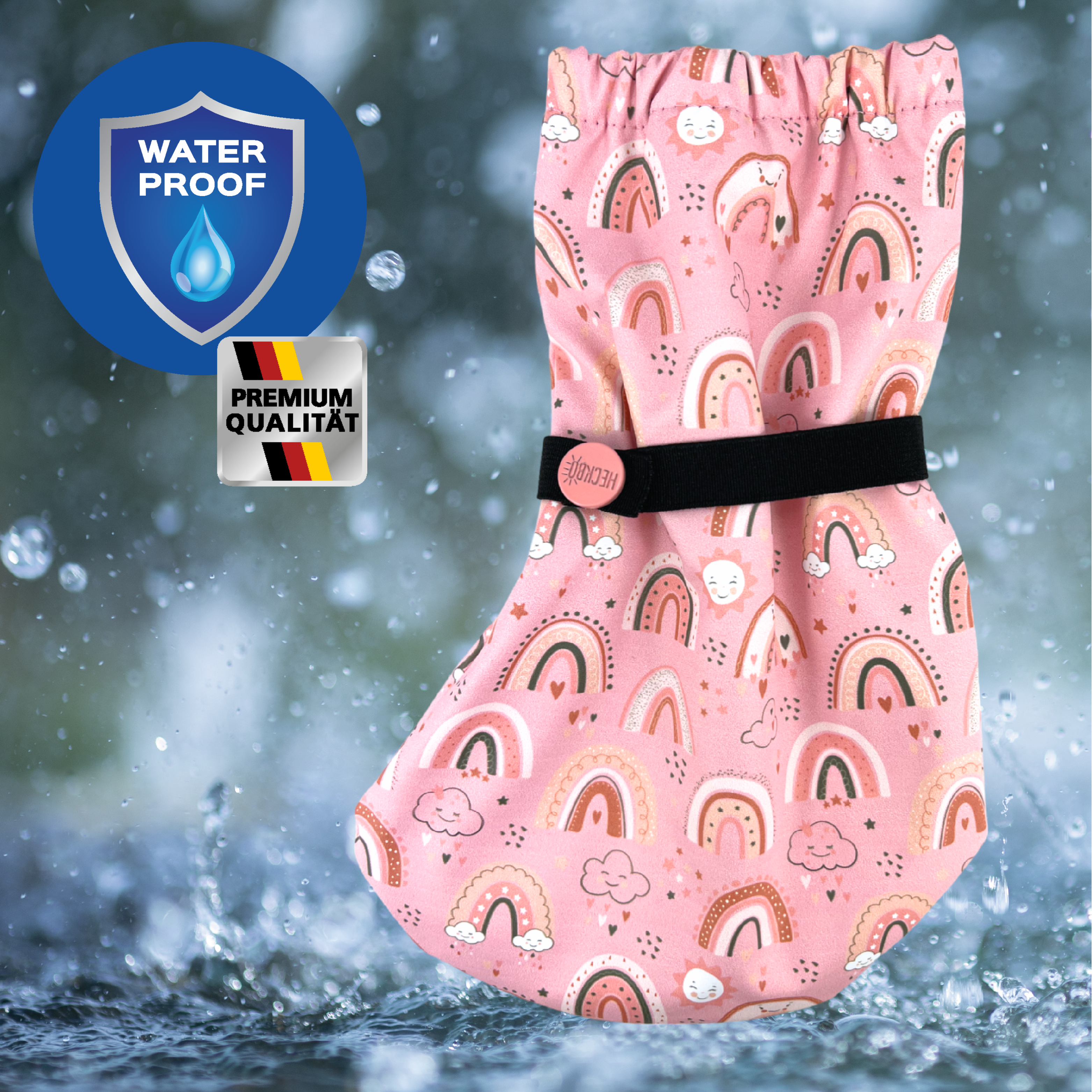 Füßlinge ohne Innen-Futter - Regenbogen-2