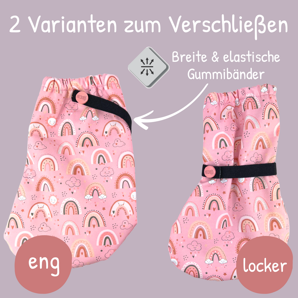 Füßlinge ohne Innen-Futter - Regenbogen-3