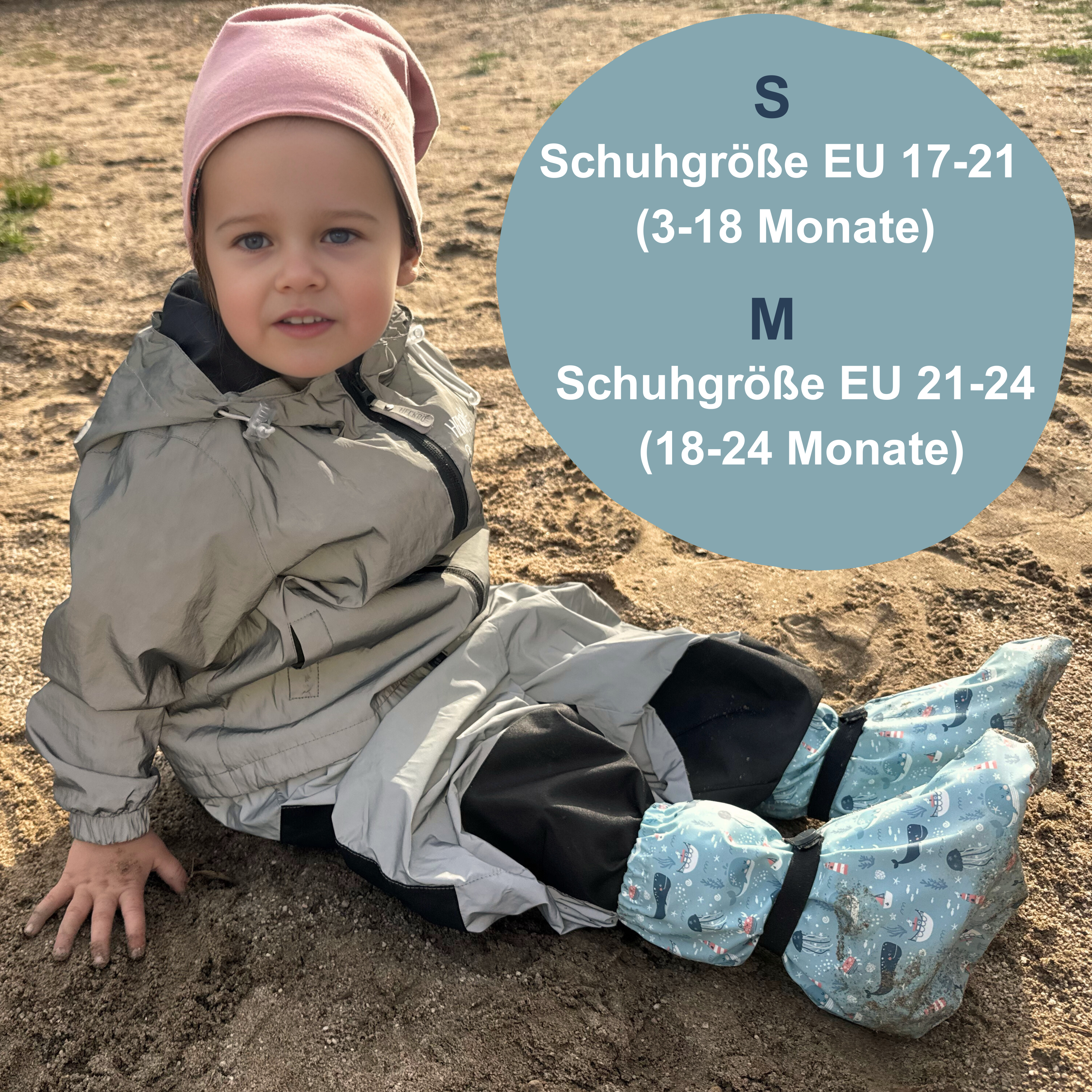 Füßlinge ohne Innen-Futter - Meerestiere-1