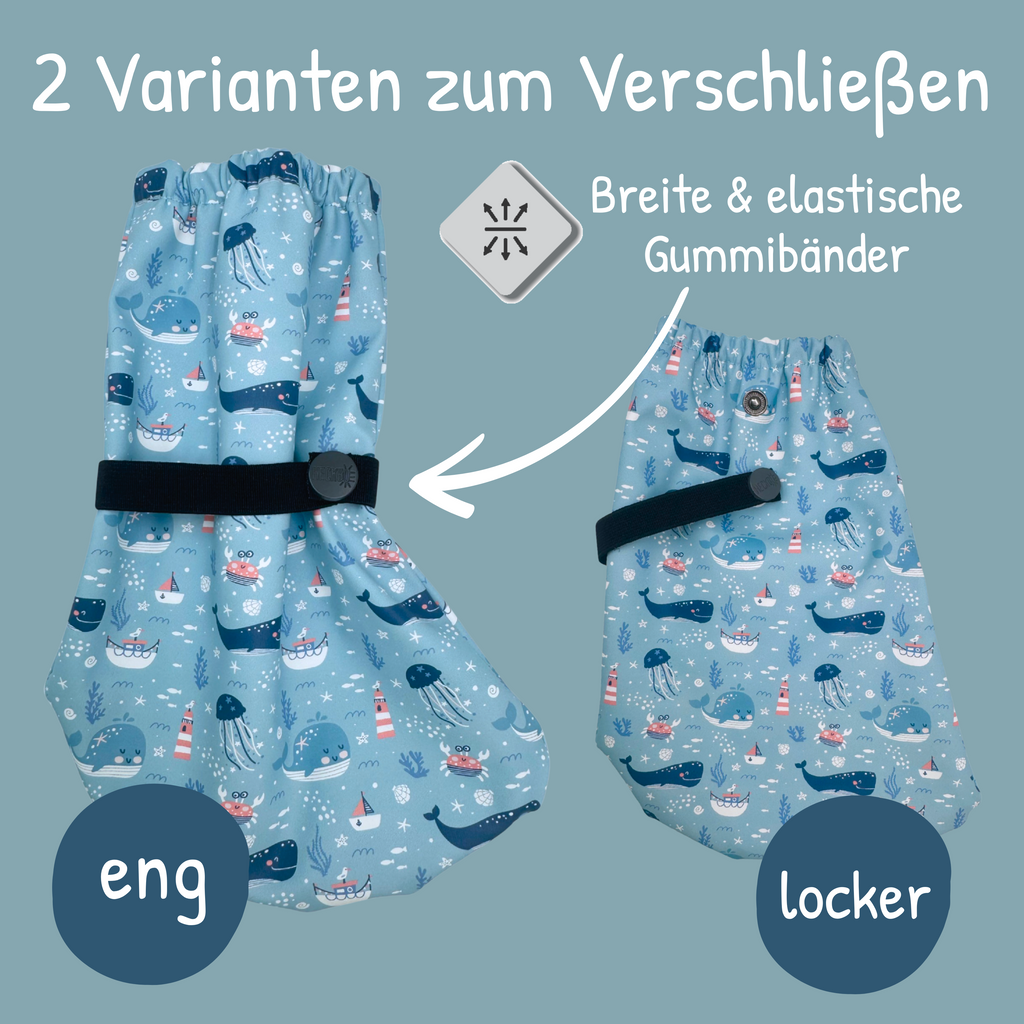 Füßlinge ohne Innen-Futter - Meerestiere-3