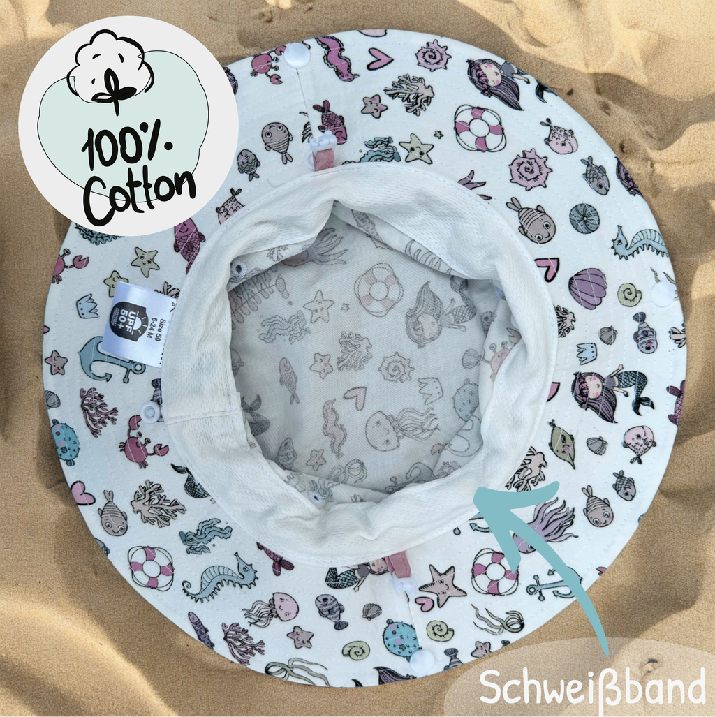 Baby Sonnenhut Meerjungfrau 6 - 24 Monate-2