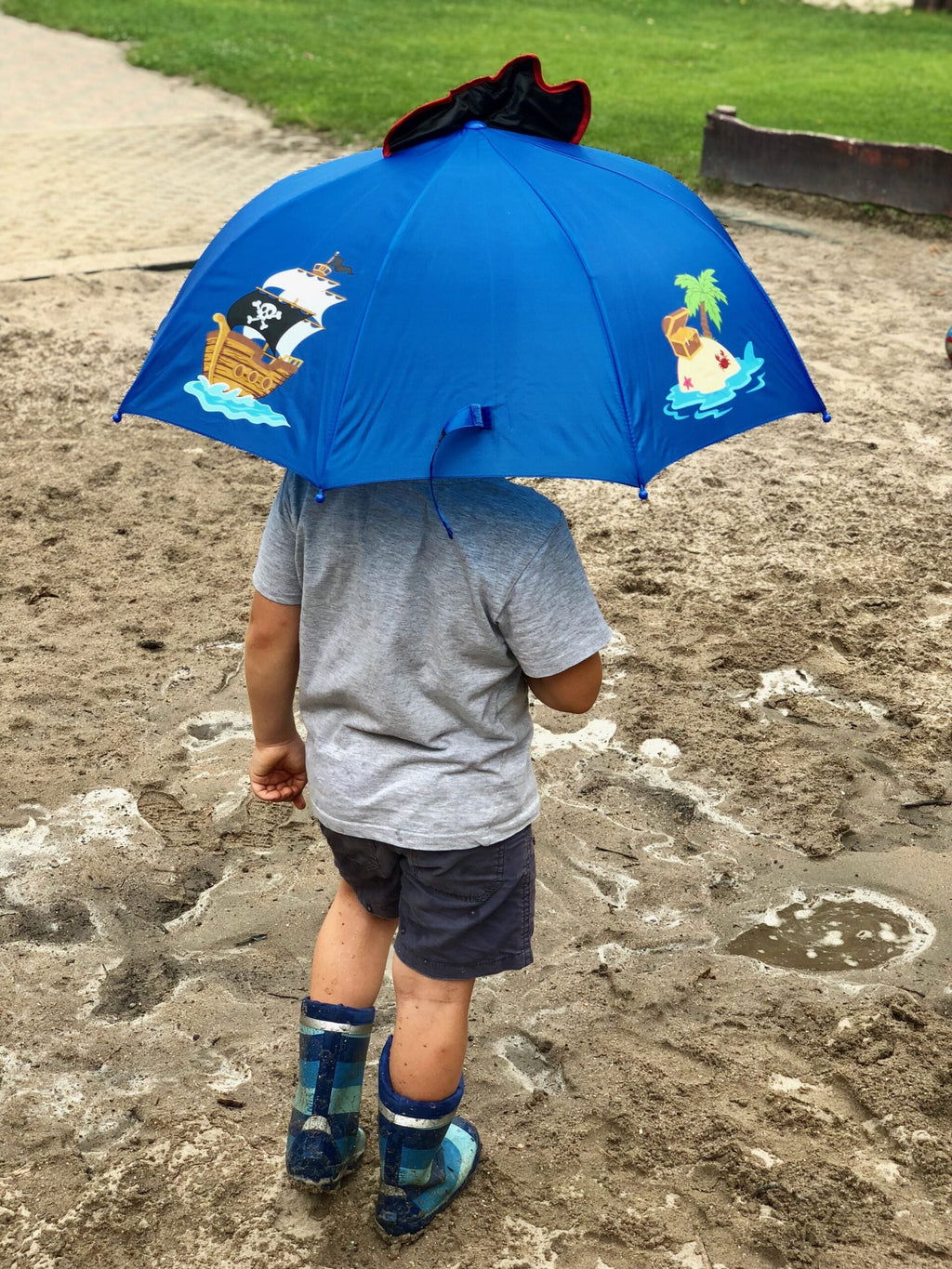 Regenschirm Piraten-Hai-4