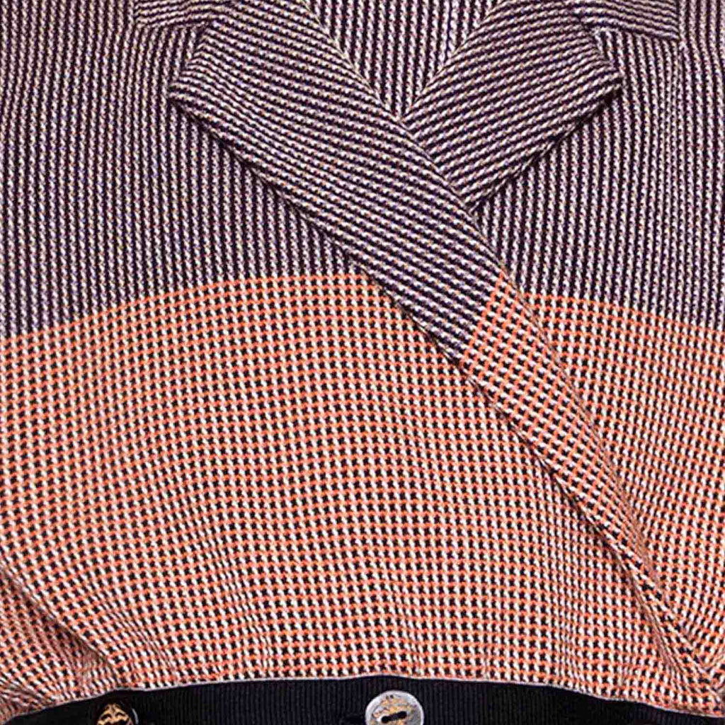 Multicolored Sleveless Jacket with Appliquè