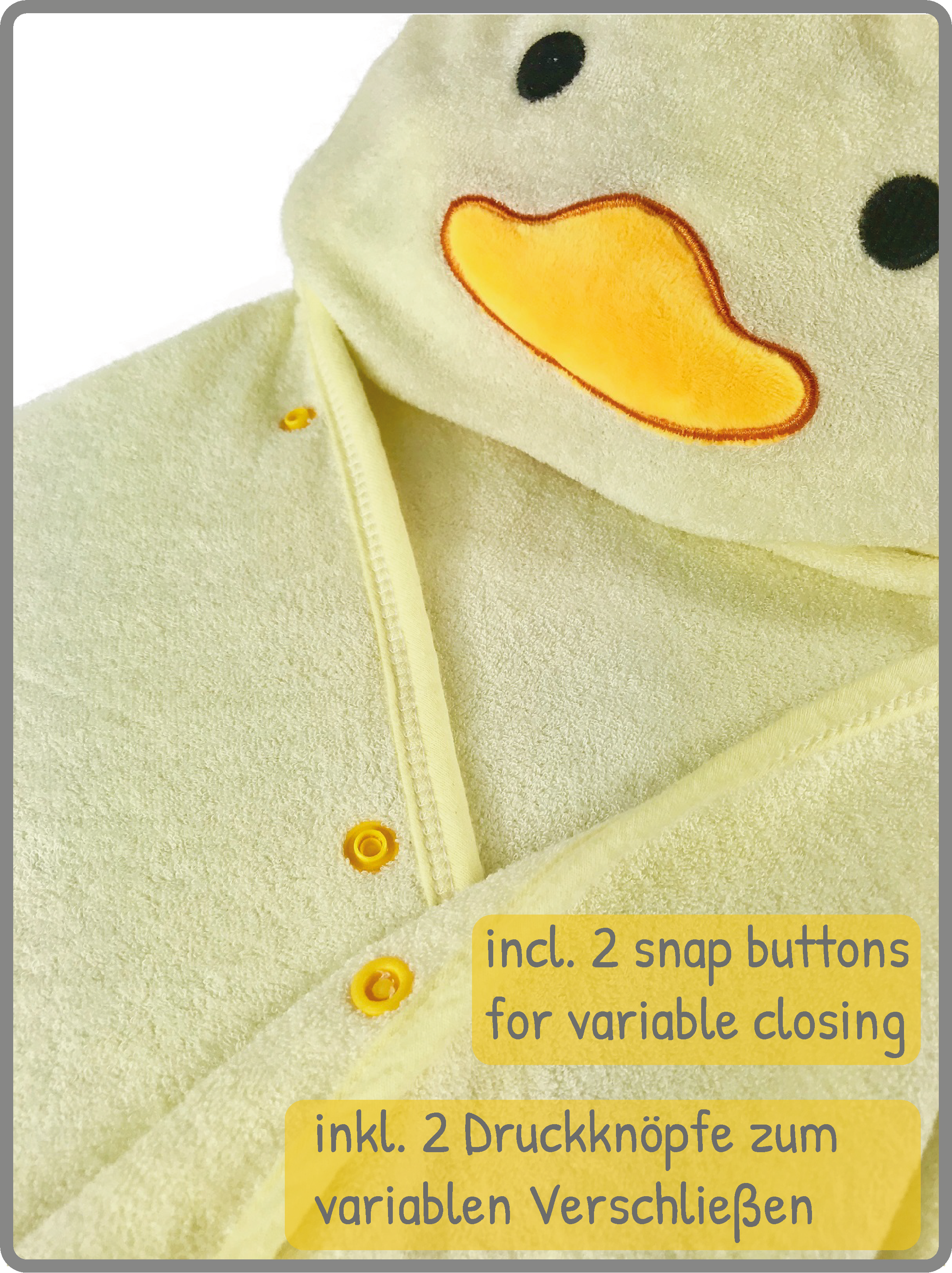 Baby Kapuzenhandtuch Küken-4