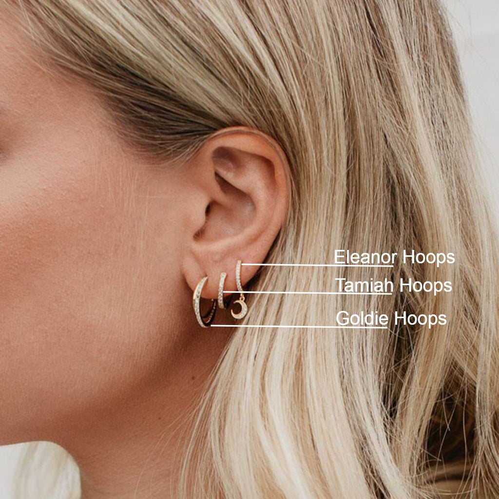 ELEANOR HOOPS 1CM